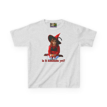 Is it Samhain yet? Kids Heavy Cotton™ Tee by CreepyCrafts.boo