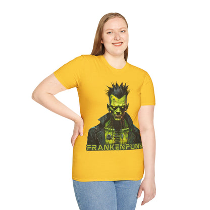 Frankenpunk Light colors Unisex T-Shirt by CreepyCrafts.boo