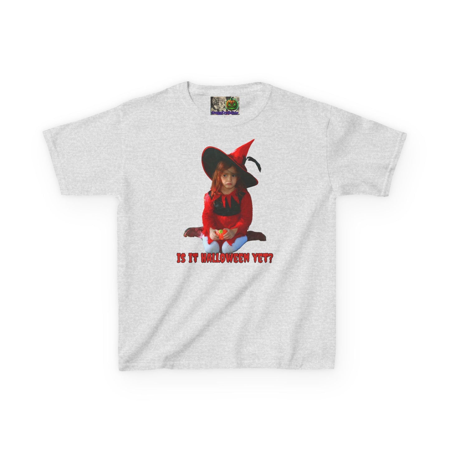 Is it Halloween yet? Kids Heavy Cotton™ Tee by CreepyCrafts.boo