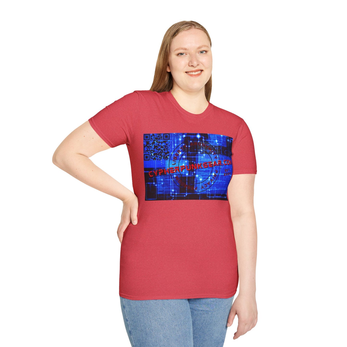 Cypherpunkgear.com logo Light colors Unisex T-Shirt by cypherpunkgear.com