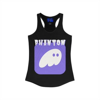 Phantom Hot Wallet Women's Racerback Tank Top by cypherpunkgear.com