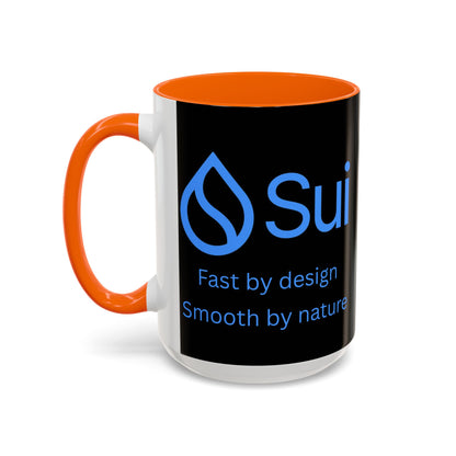 SUI Black Accent Mug by cypherpunkgear.com