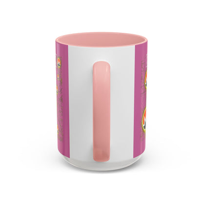 Monero (XMR) don't assume your freedoms are assured Pink Accent Mug by cypherpunkgear.com