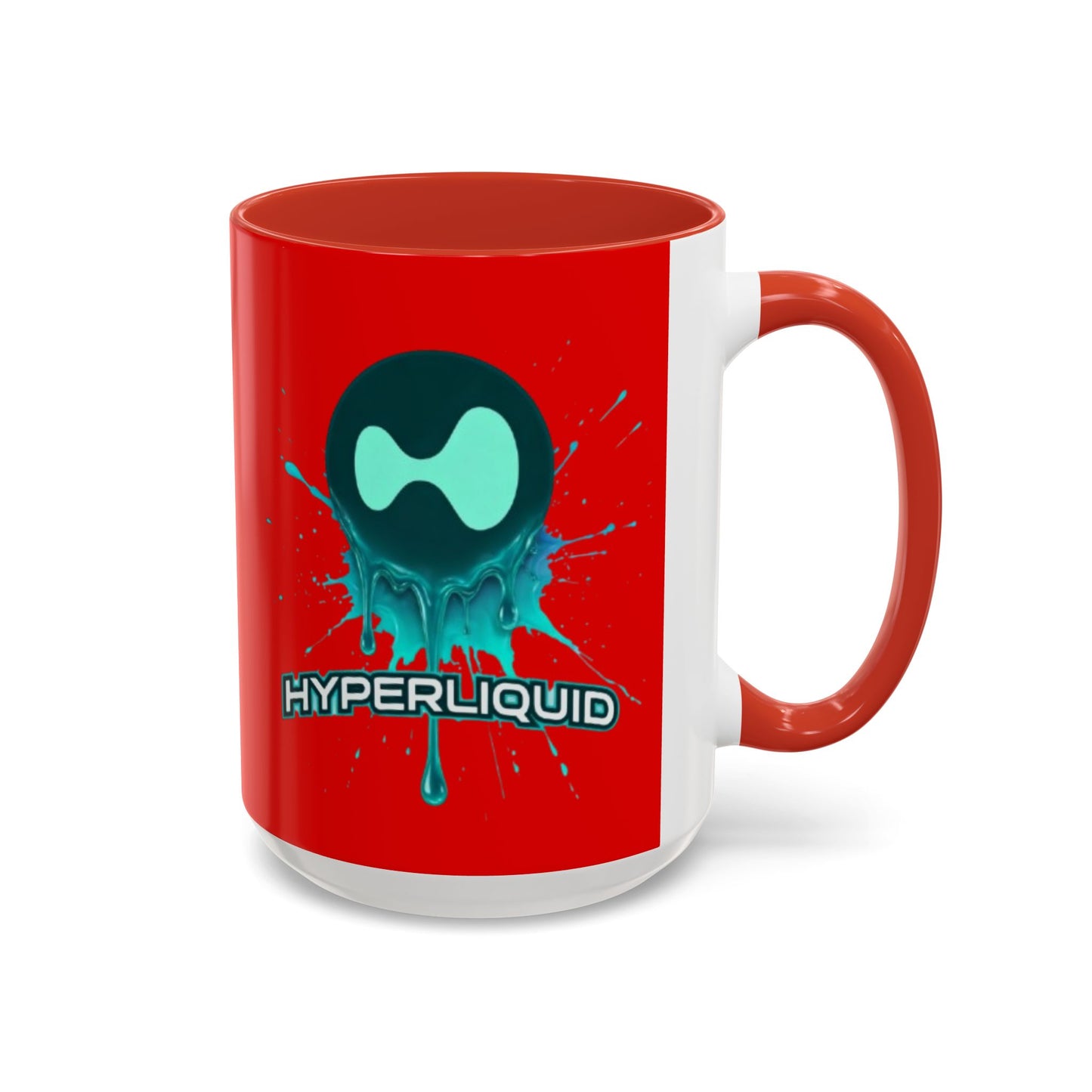 HYPE Drip Red Accent Mug by cypherpunkgear.com