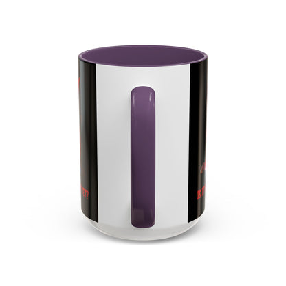 Is it Halloween yet? Black Accent Mug by CreepyCrafts.boo