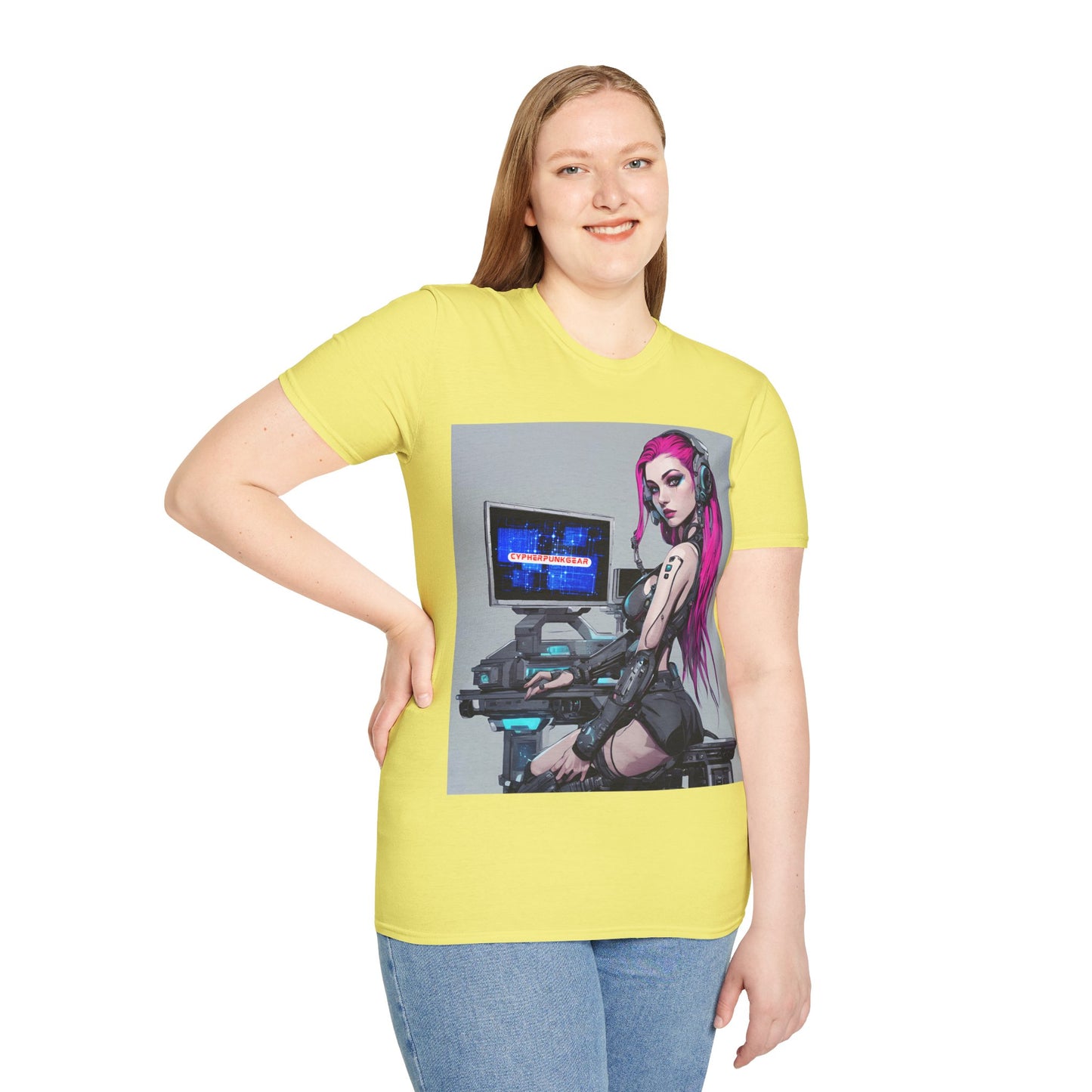 ¡Cyberpunk de cypherpunkgear! Camiseta unisex de estilo suave