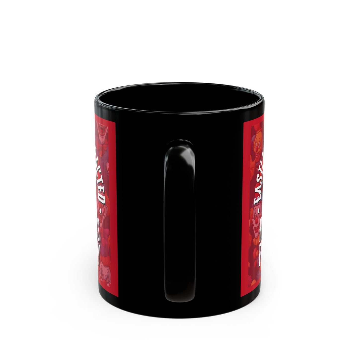 Easily Distracted by Heinous Fuckery Little Jincs Red Mug by cypherpunkgear.com