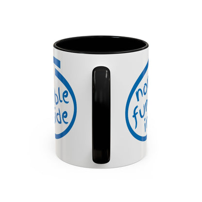 Non-Fungible Inside White Accent Mug by cypherpunkgear.com