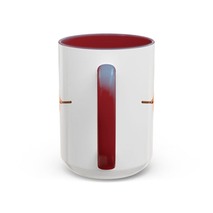 Hazel Hex White Accent Mug by CreepyCrafts.boo