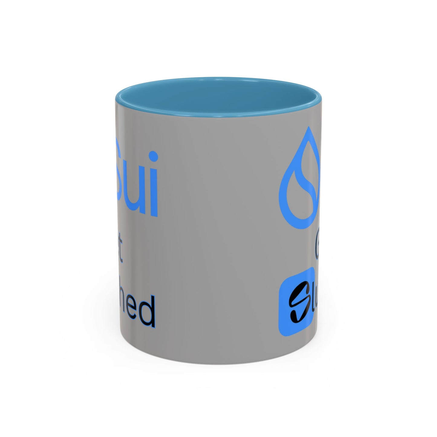 Sui: Get Slushed Grey Accent Mug by cypherpunkgear.com