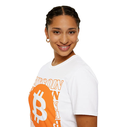 Bitcoin Bitcoin Bitcoin (BTC) Light colors Unisex T-Shirt by cypherpunkgear.com