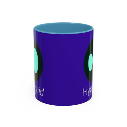 Hyperliquid White font Dark Purple Accent Mug by cypherpunkgear.com