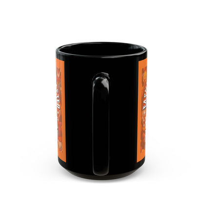 Easily Distracted by Heinous Fuckery Little Jinx Orange Mug by cypherpunkgear.com