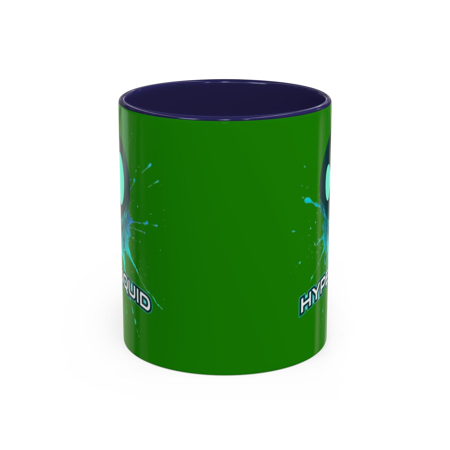 HYPE Drip Green Accent Mug by cypherpunkgear.com