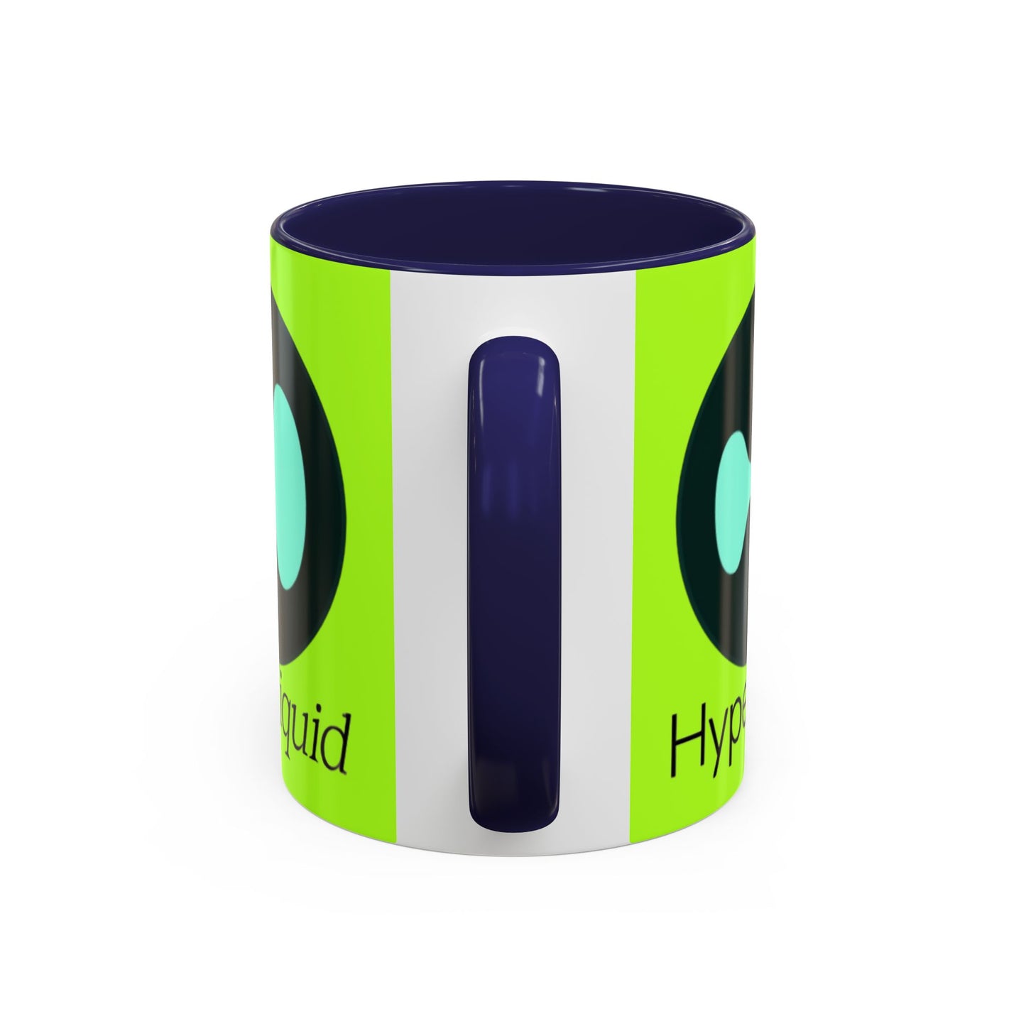 Hyperliquid Black font Green Accent Mug by cypherpunkgear.com