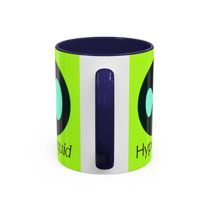 Hyperliquid Black font Green Accent Mug by cypherpunkgear.com
