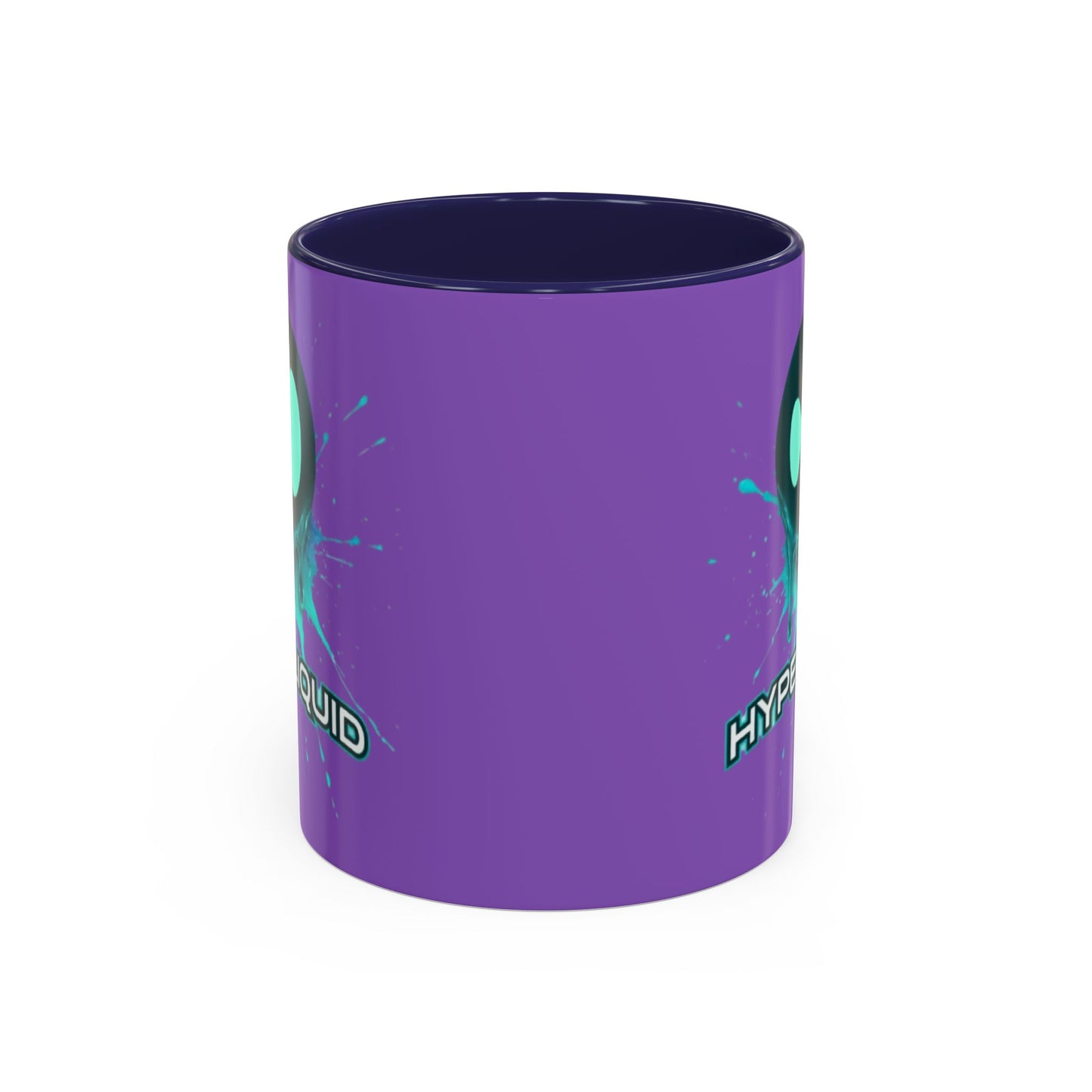 HYPE Drip Light Purple Accent Mug by cypherpunkgear.com
