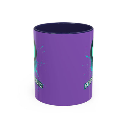 HYPE Drip Light Purple Accent Mug by cypherpunkgear.com
