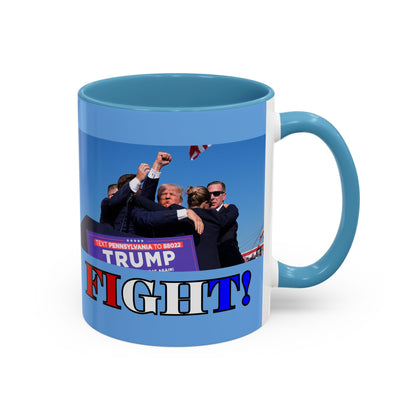 Fight! Accent Mug by cypherpunkgear