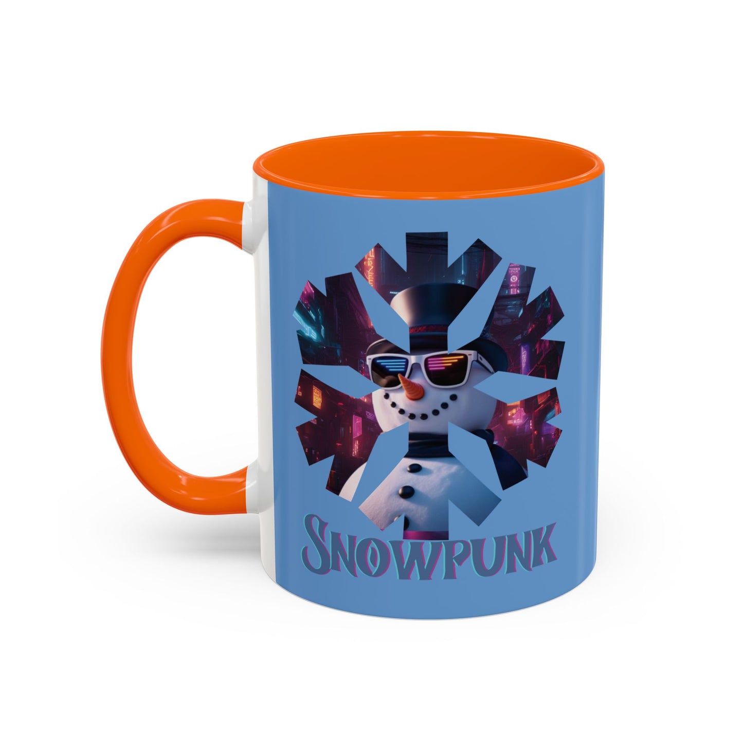 Snowpunk Accent Mug by cypherpunkgear.com