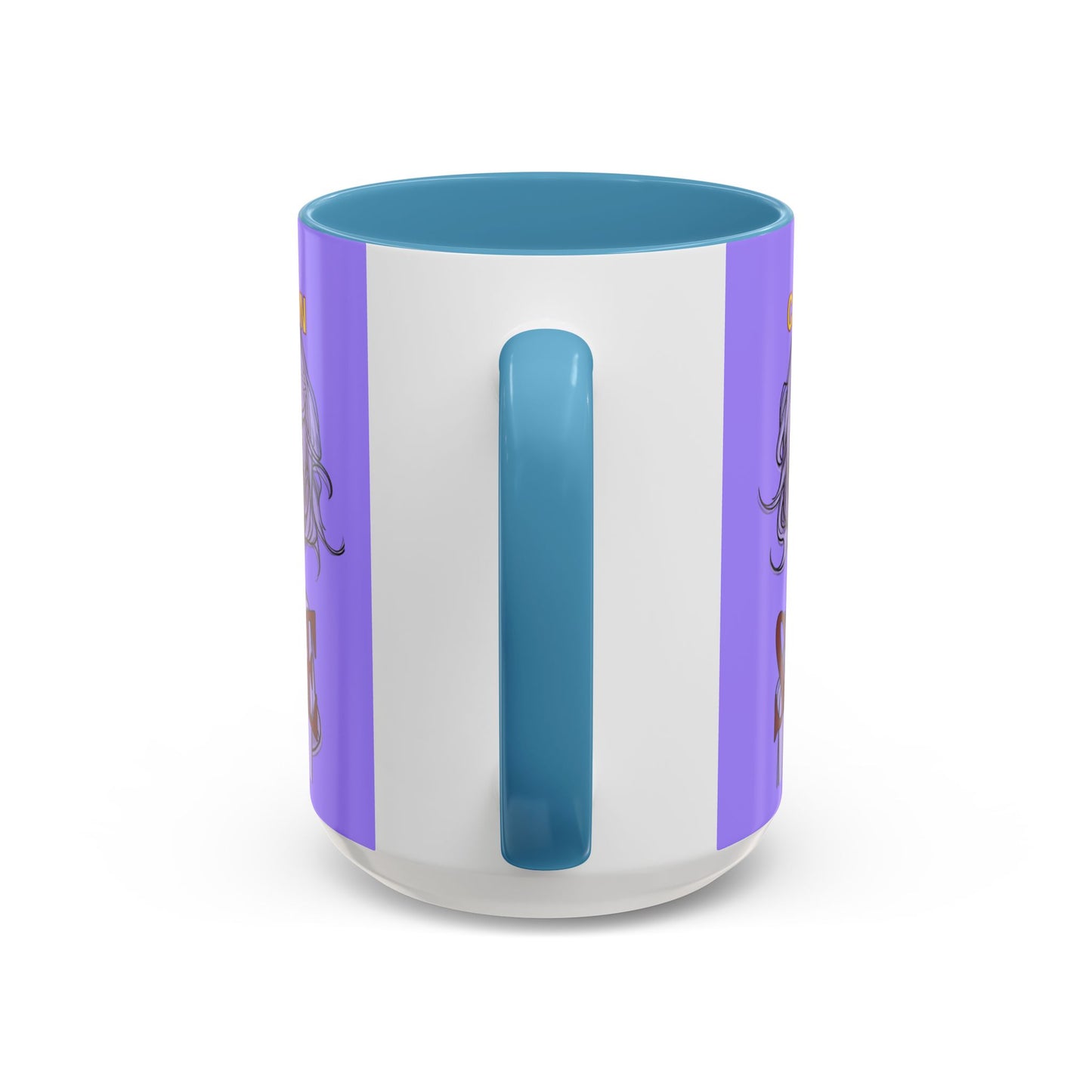 Caution, Savage Light Purple Accent Mug by cypherpunkgear.com
