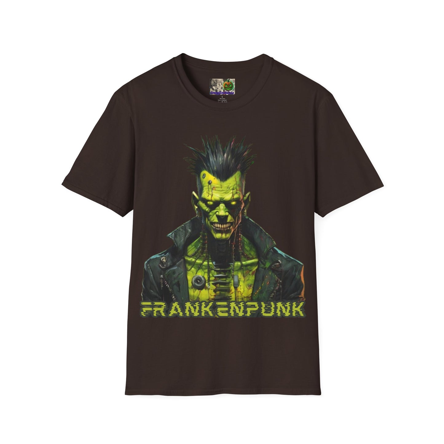 Frankenpunk DKcolors Unisex T-Shirt by CreepyCrafts.boo