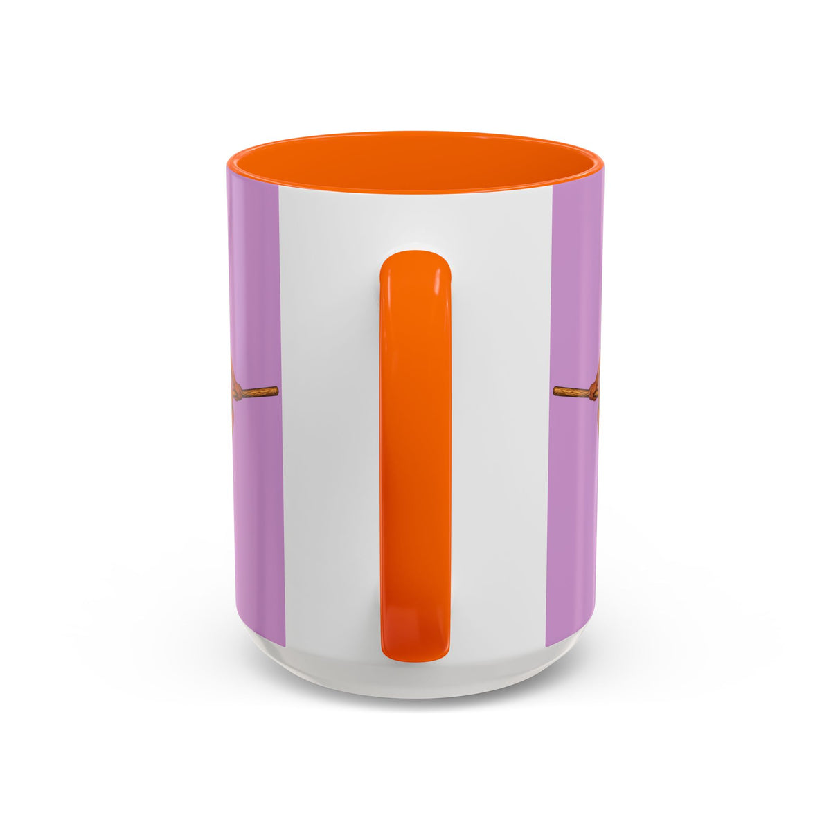 Velvet Vex Pink Accent Mug by CreepyCrafts.boo