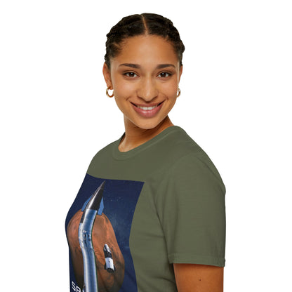 SpaceX Mars Unisex T-Shirt by cypherpunkgear.com
