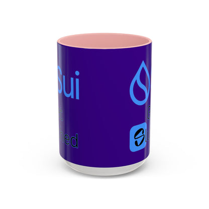 Sui: Get Slushed Purple Accent Mug by cypherpunkgear.com