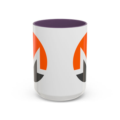 Monero (XMR) White Accent Mug by cypherpunkgear.com