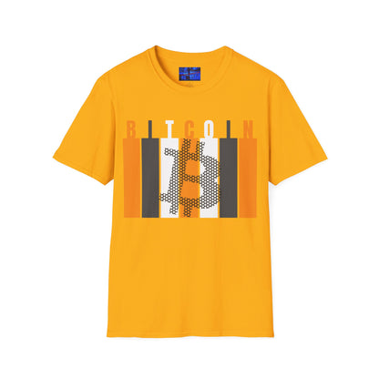 Bitcoin (BTC) Freedom Light colors Unisex T-Shirt by cypherpunkgear.com