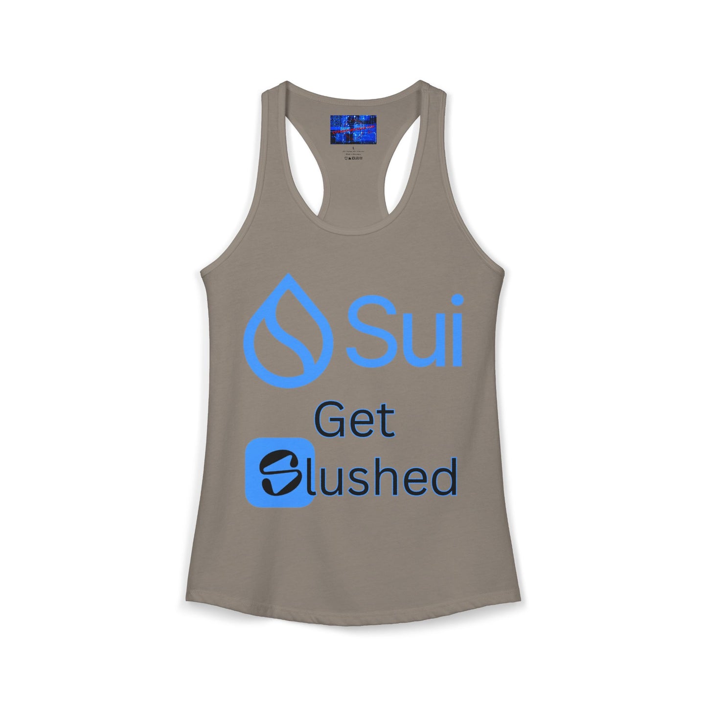 Sui: Get Slushed Women's Racerback Tank Top by cypherpunkgear.com