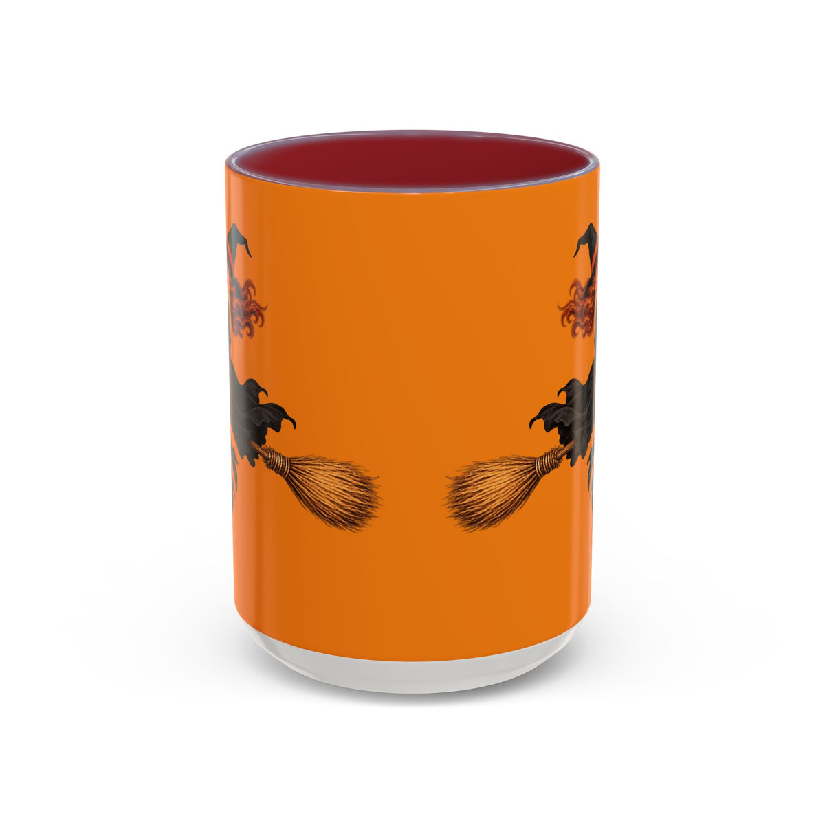 Hazel Hex Orange Accent Mug by CreepyCrafts.boo