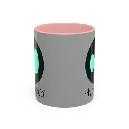 Hyperliquid Black font Grey Accent Mug by cypherpunkgear.com