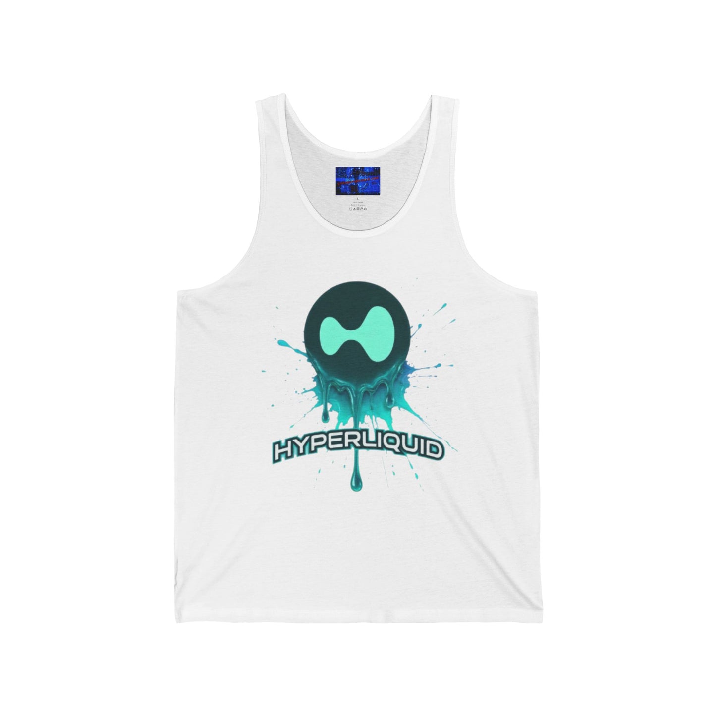 HYPE Drip Unisex Jersey Tank Top by cypherpunkgear.com