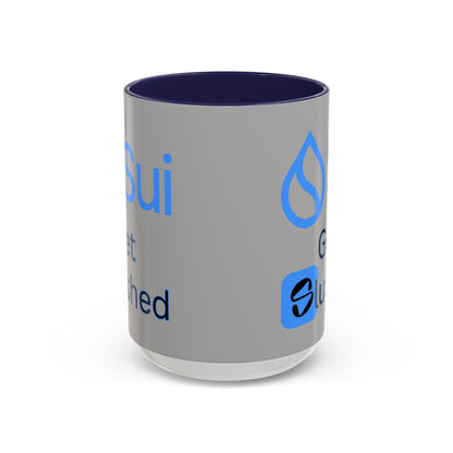 Sui: Get Slushed Grey Accent Mug by cypherpunkgear.com