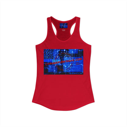Cypherpunkgear.com logo Women's Racerback Tank Top by cypherpunkgear.com