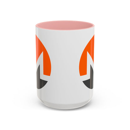 Monero (XMR) White Accent Mug by cypherpunkgear.com