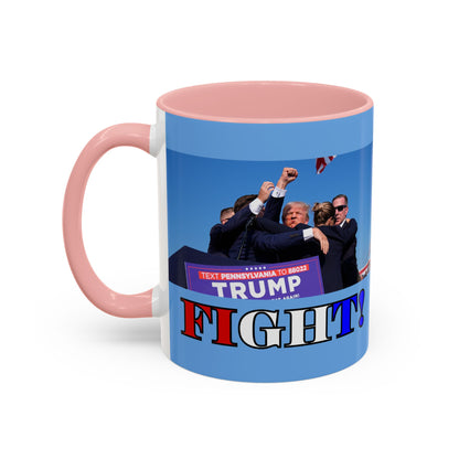 Fight! Accent Mug by cypherpunkgear