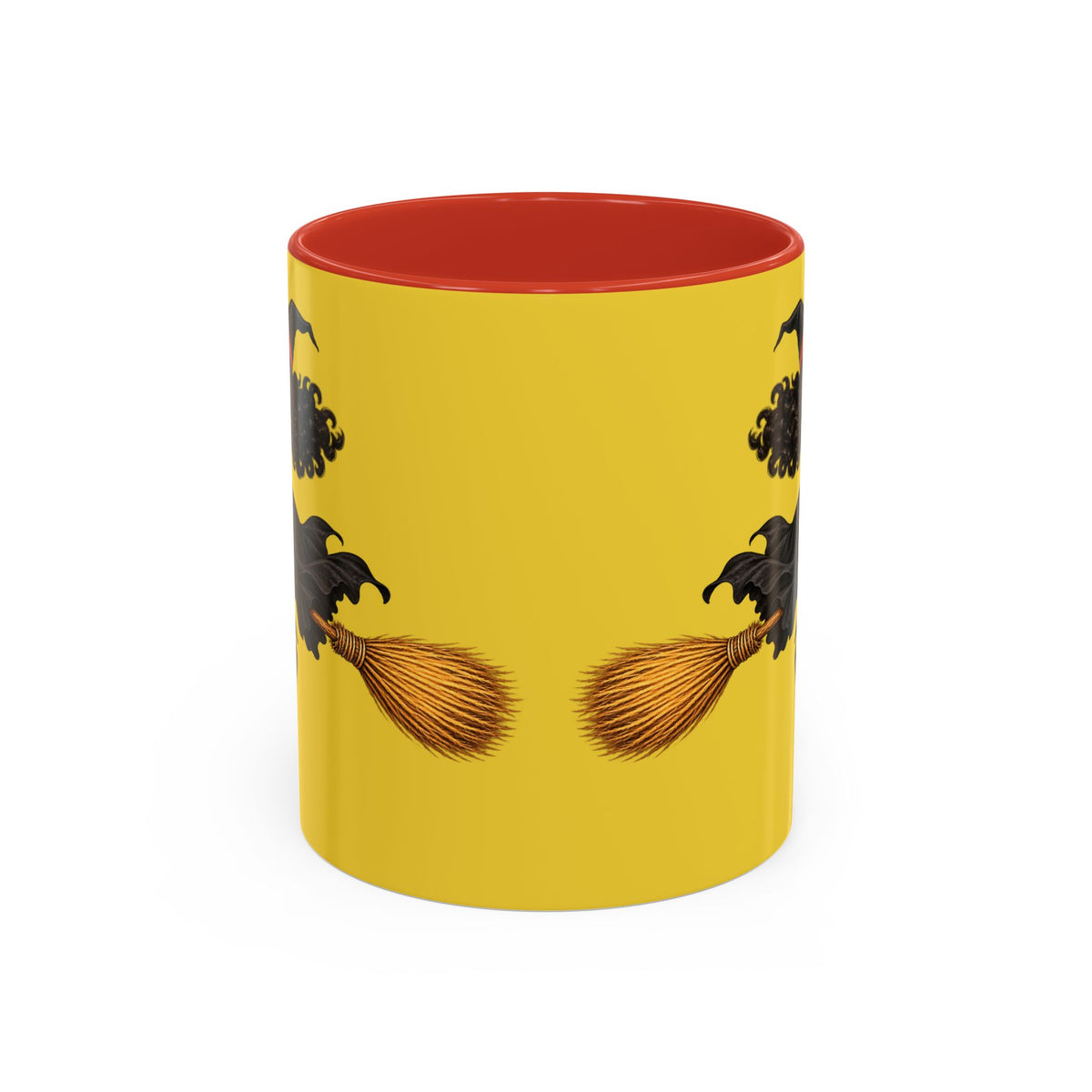 Velvet Vex Yellow Accent Mug by CreepyCrafts.boo