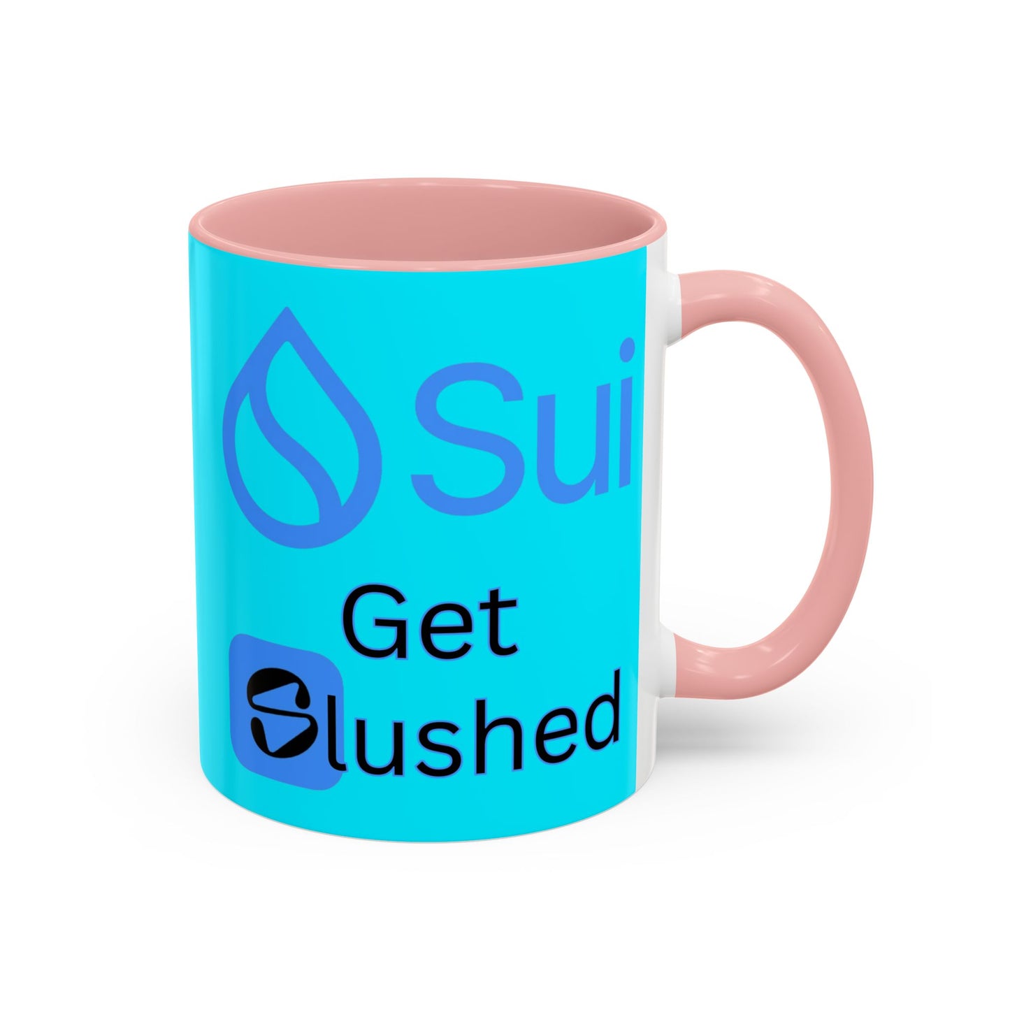 Sui: Get Slushed Light Blue Accent Mug by cypherpunkgear.com