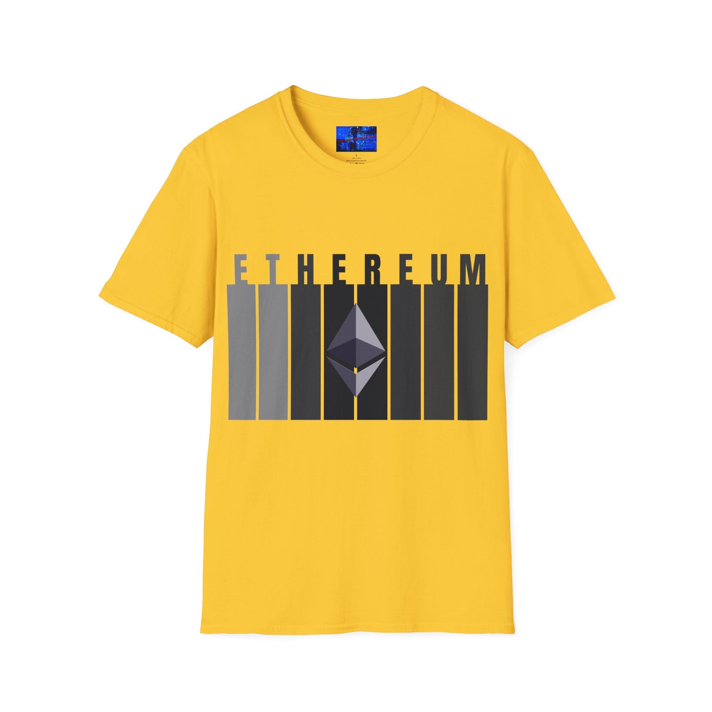 Ethereum (ETH) LTcolors Unisex T-Shirt by cypherpunkgear