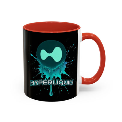 HYPE Drip Black Accent Mug by cypherpunkgear.com