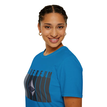 Ethereum (ETH) DKcolors Unisex T-Shirt by cypherpunkgear.com