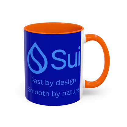 SUI Dark Blue Accent Mug by cypherpunkgear.com