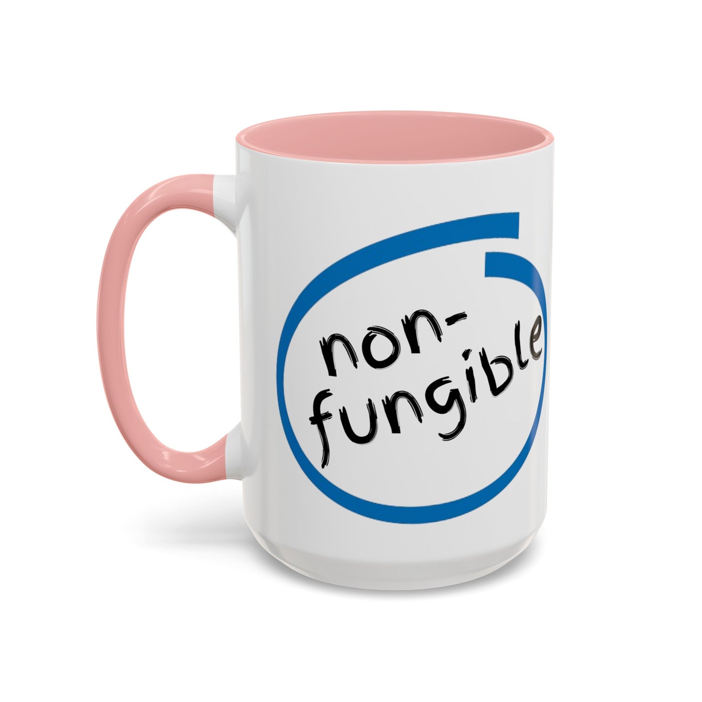 Nonfungible Accent Mug by cypherpunkgear