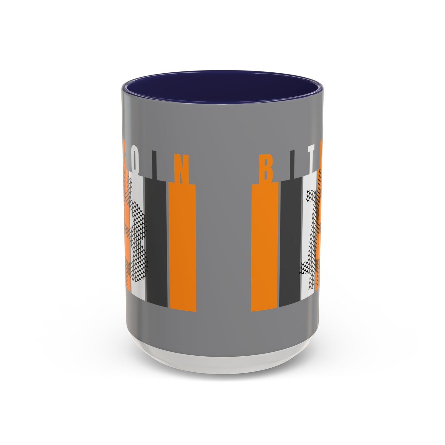 Bitcoin (BTC) Freedom Accent Mug by cypherpunkgear.com