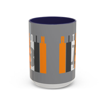 Bitcoin (BTC) Freedom Accent Mug by cypherpunkgear.com