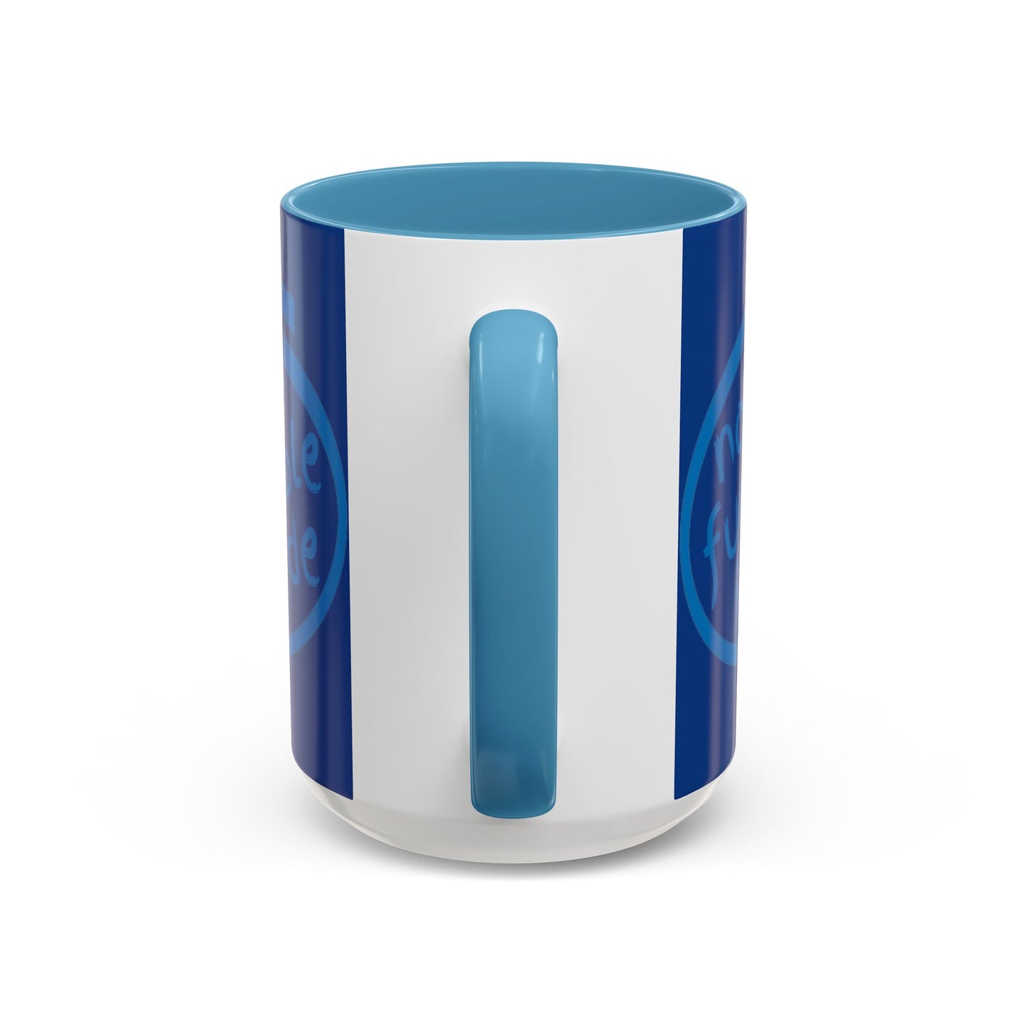 Non-Fungible Inside Dark Blue Accent Mug by cypherpunkgear.com