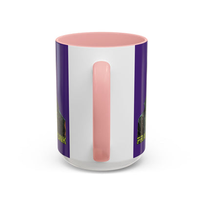 Frankenpunk Purple Accent Mug by CreepyCrafts.boo